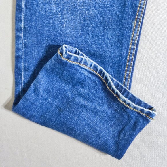 Abercrombie & Fitch jeans men's size 34 denim blue colour straight leg selvedge - Picture 11 of 15